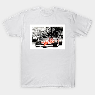 Villeneuve, Monaco GP, 1981. LF2 T-Shirt